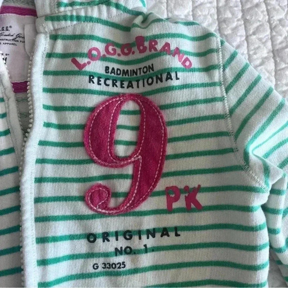 Lot of TWO girls size 10/12 hoodies Justice Active H&M L.O.G.G. zip-up jacket - Picture 4 of 8